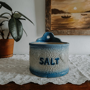 Wall-Mount Stoneware Salt Cellar