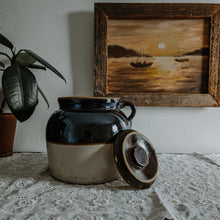 Load image into Gallery viewer, Antique Stoneware Bean Pot