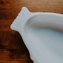 Load image into Gallery viewer, Milk Glass Fish Platter