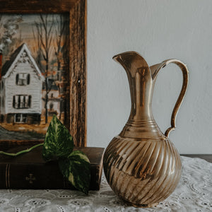 Solid Brass Pitcher