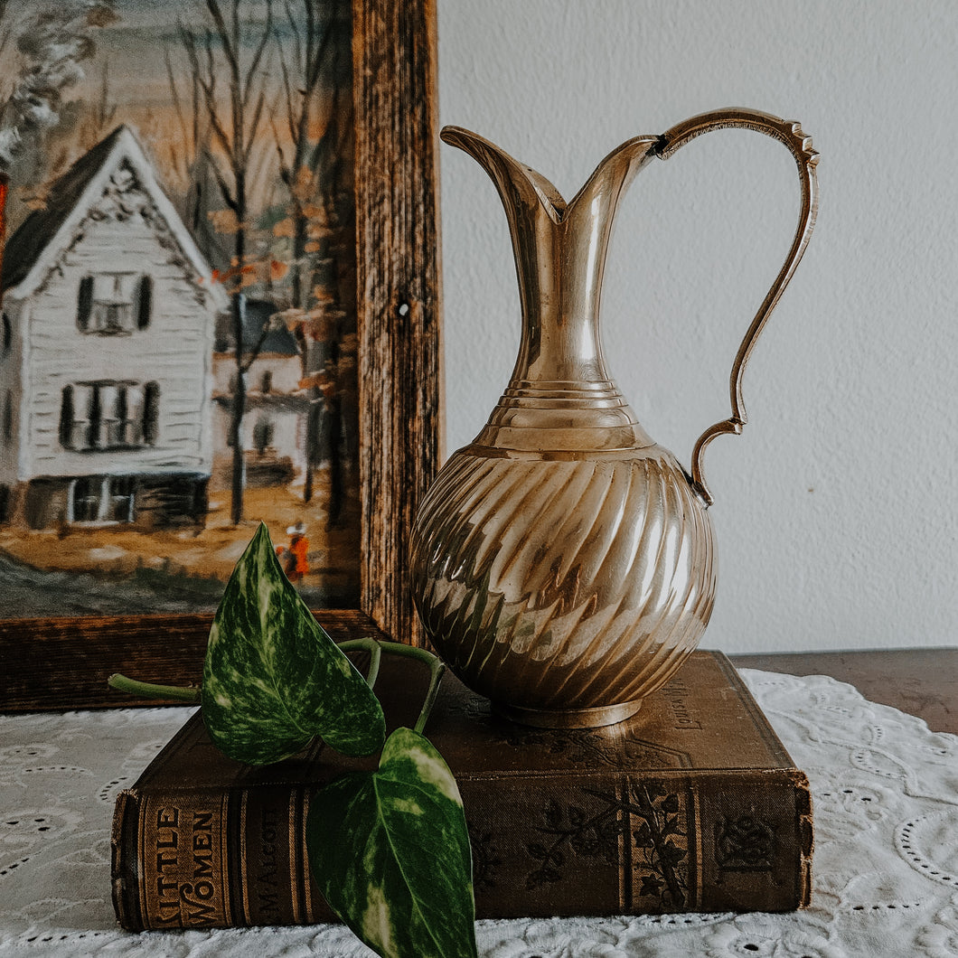 Solid Brass Pitcher